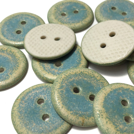‘Rip Tide’ Porcelain Buttons 7/8”
