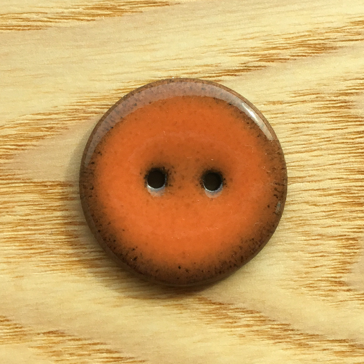 Assorted Colors GLOSSY Black Clay Buttons 1"