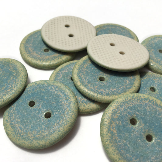 ‘Rip Tide’ Porcelain Buttons 1"