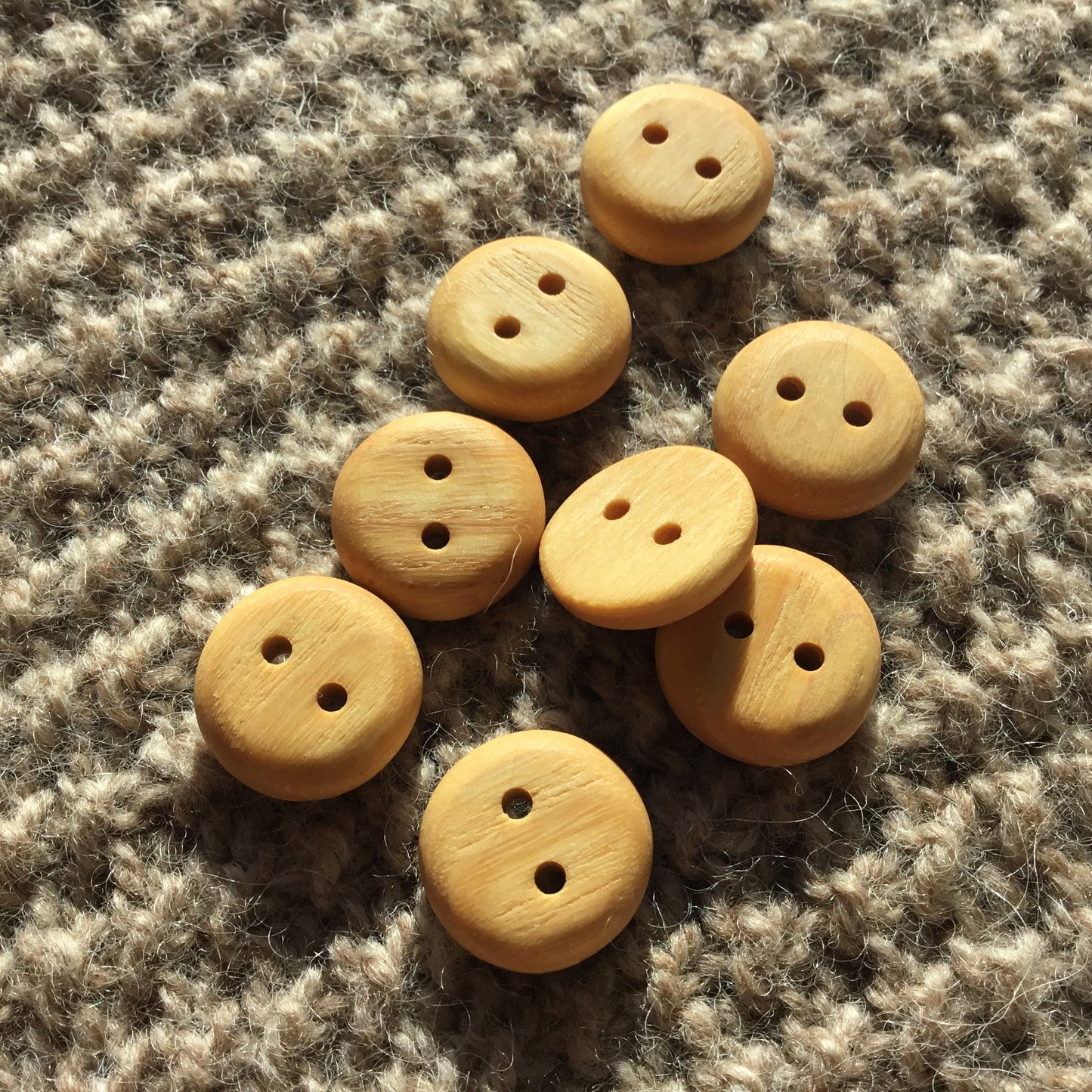 Everyday Ash Wood Button 3/4”