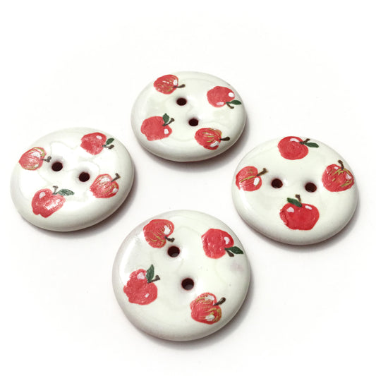 ‘Apple Harvest' Ceramic Button 1-1/16"