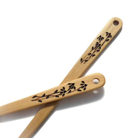 'Coneflower' Weaving Tapestry Needles in Poplar 8" & 10"