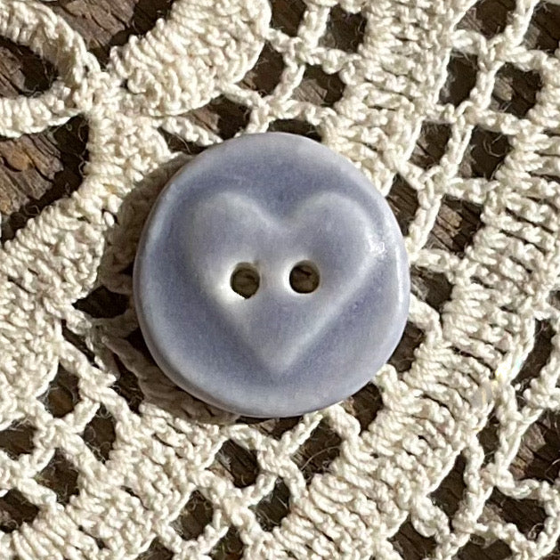 ‘Love Seal’ Matte Porcelain Button 5/8”