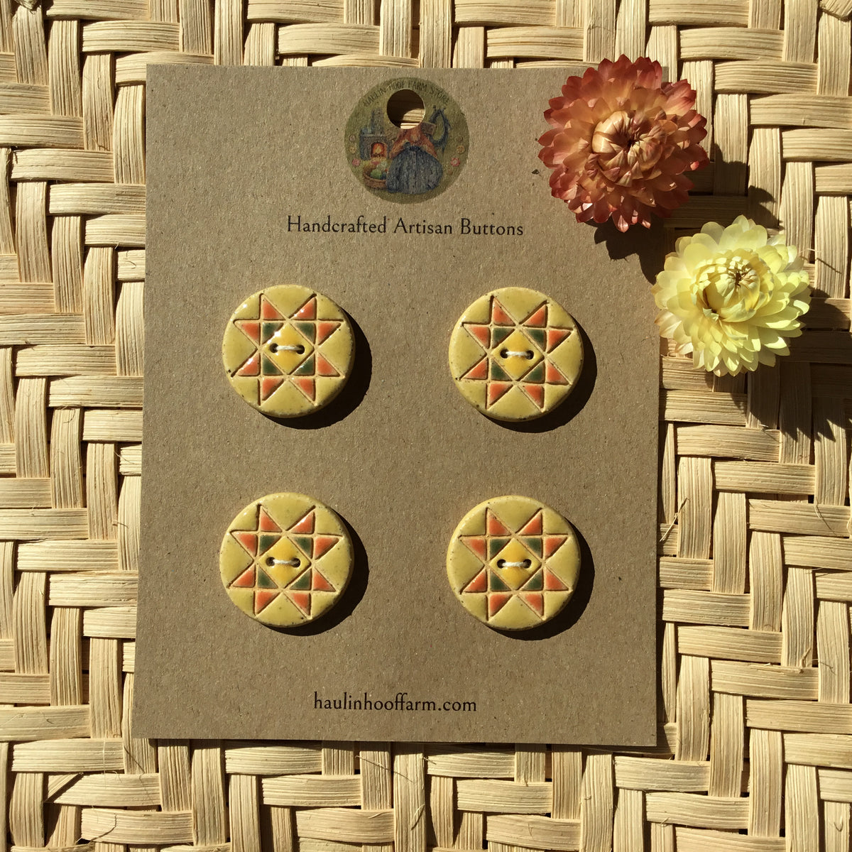 Ohio Star Quilt Button Packs