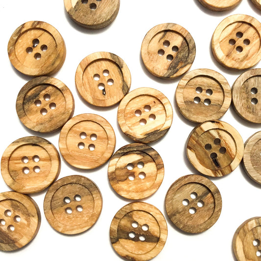 Wholesale 1" Spalted Ash Inset Bundle -  Four 6-Packs