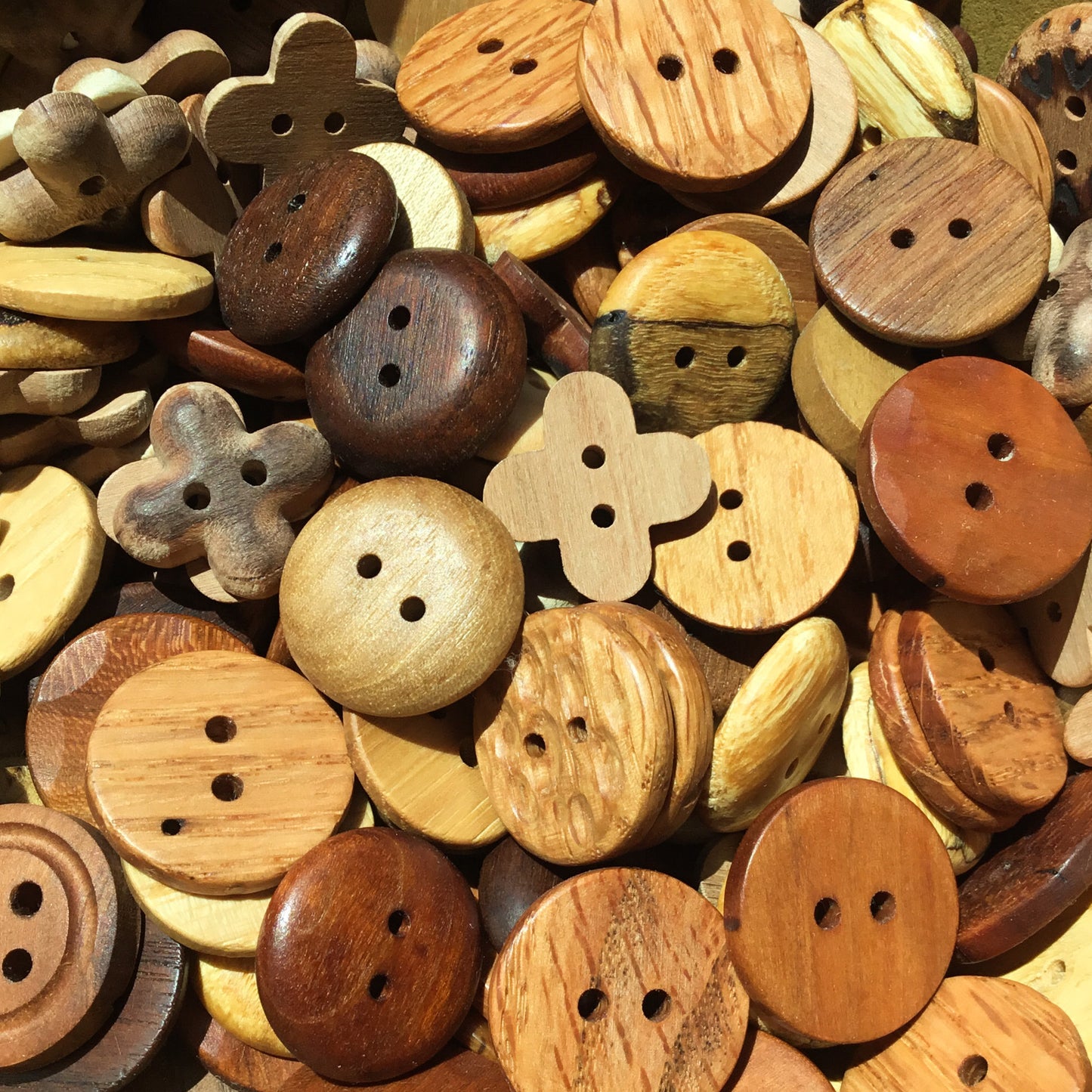 BULK Discounted Seconds Wood Buttons