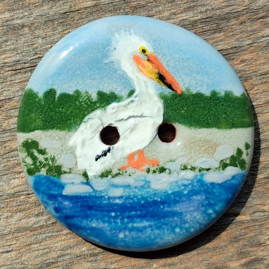 ‘Coastline Pelican’ 1-1/16” one-of-a-kind 4-pack