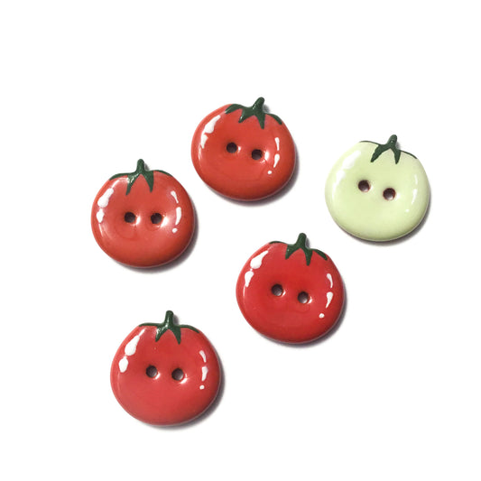 Tomato Buttons  7/8”
