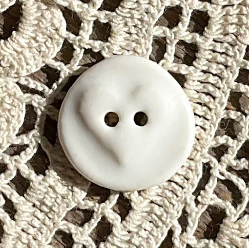 ‘Love Seal’ Matte Porcelain Button 5/8”