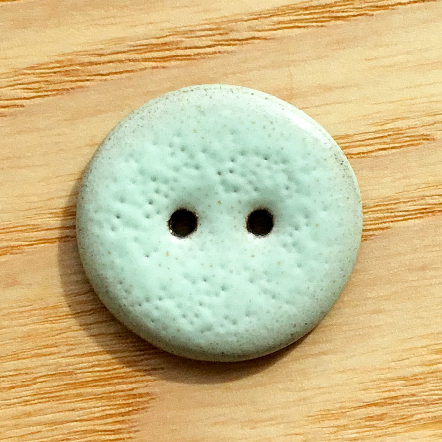 Assorted Colors GLOSSY Black Clay Buttons  1"