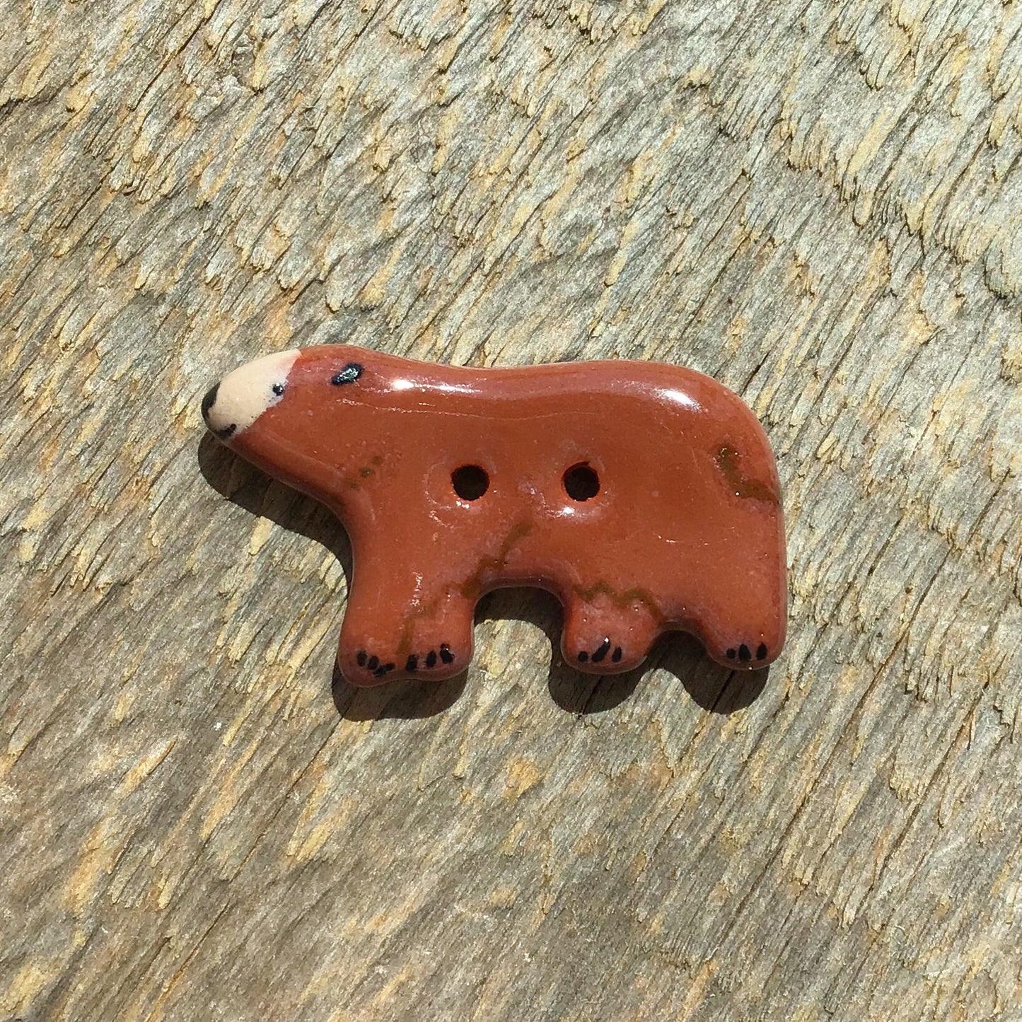 Bear Buttons  11/16" x 1-1/4”