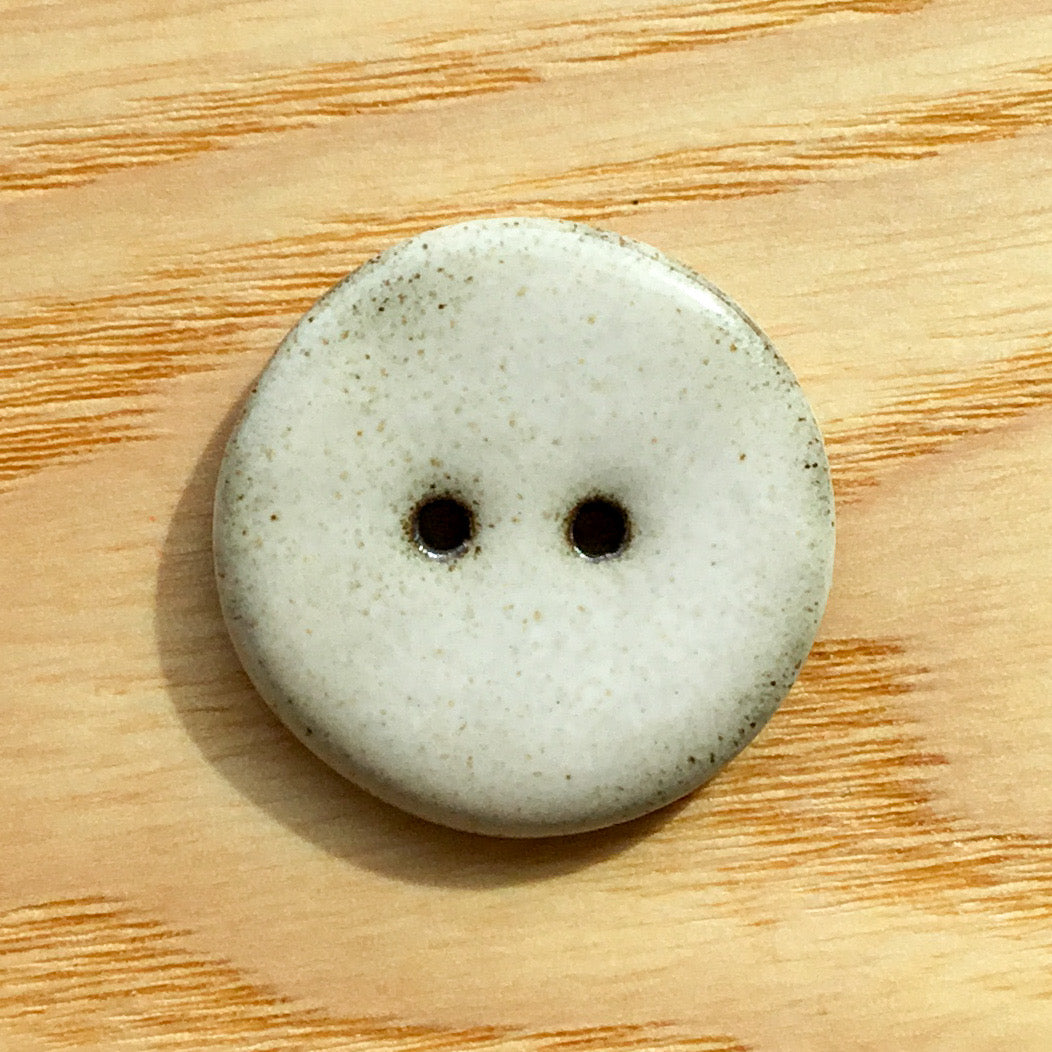 Assorted Colors GLOSSY Black Clay Buttons  1"