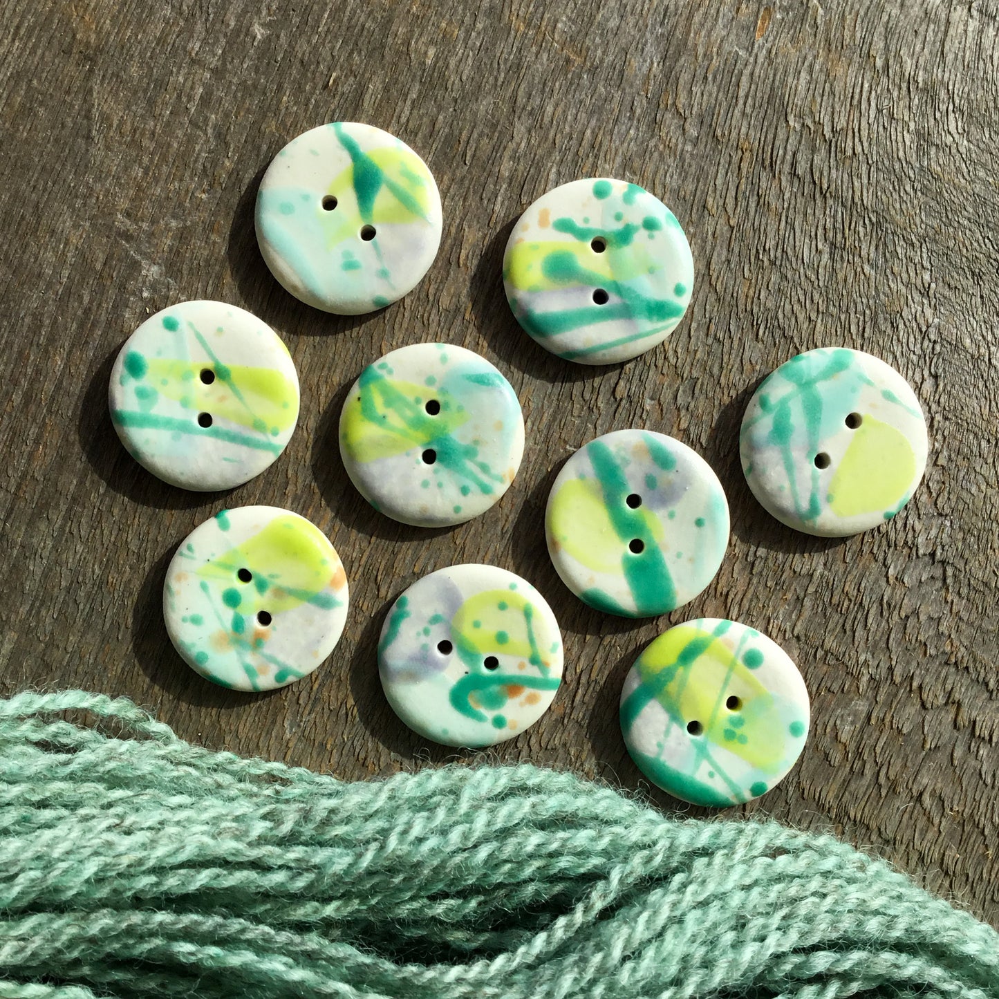 'Twist & Shout' Porcelain Button 1"