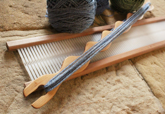 Craftsman Wavy Stick Shuttle - Solid Wood Pattern Shuttle