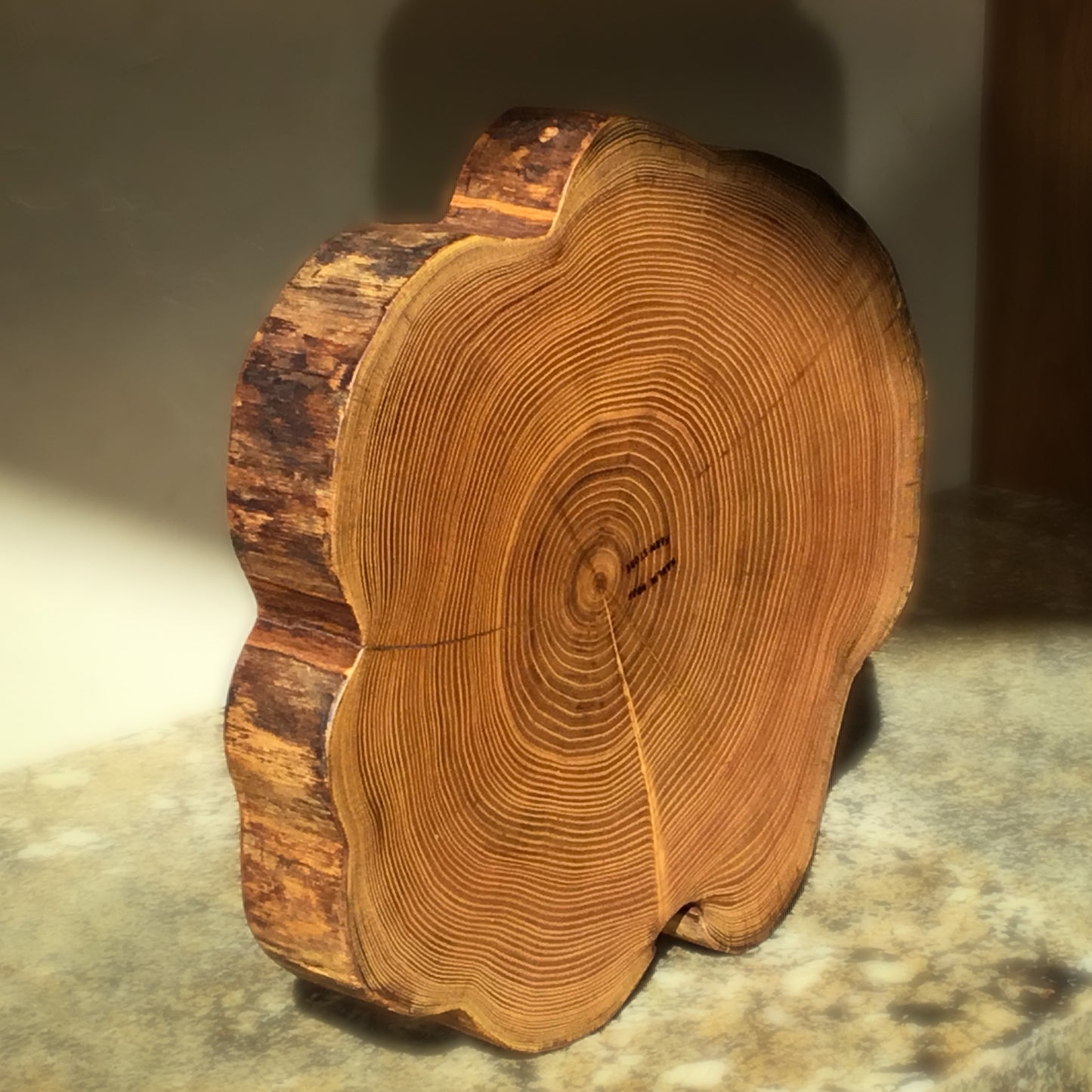 Natural Edge Black Locust Bowl - 15"-16.5" diameter